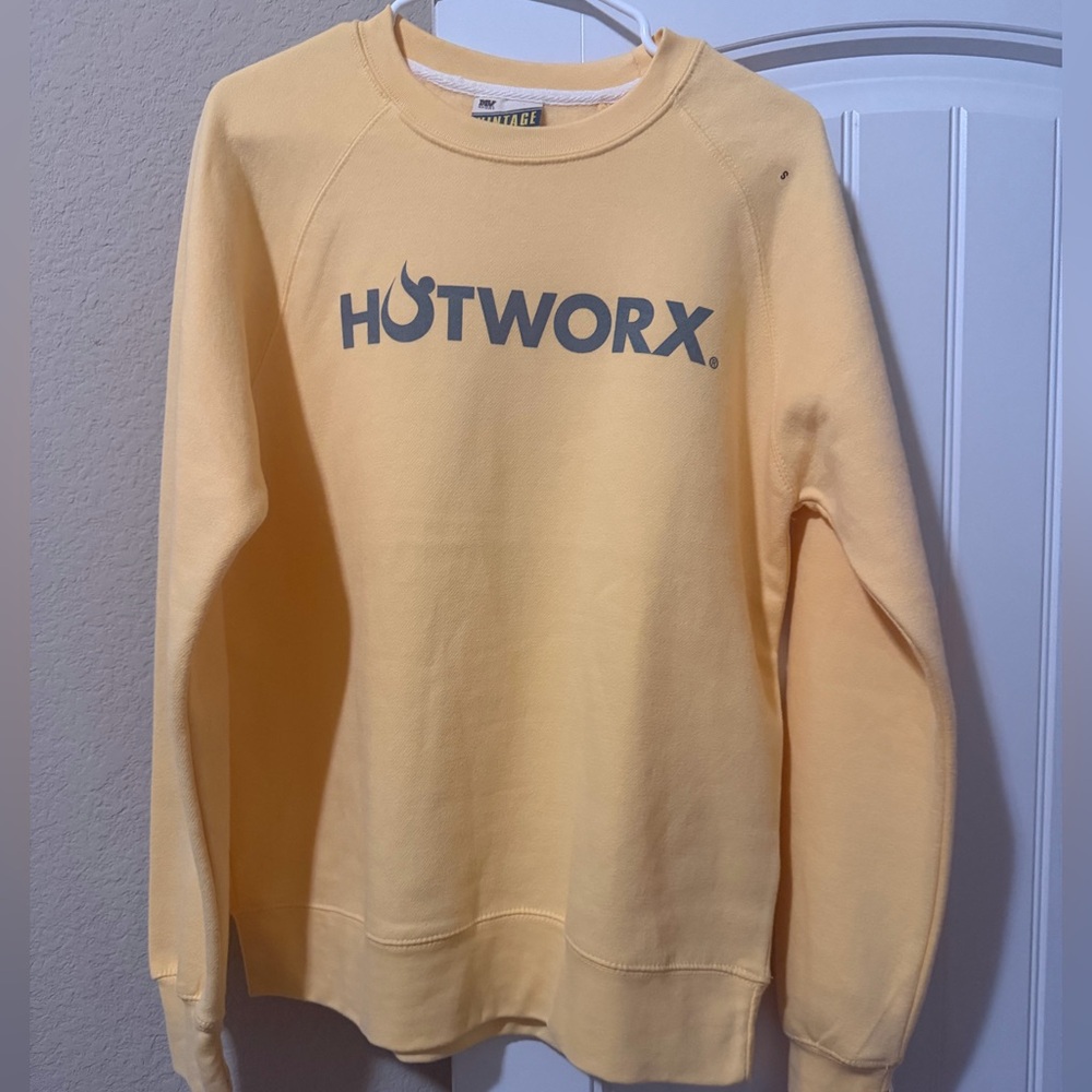 Yellow Crewneck Hotworx Sweatshirt